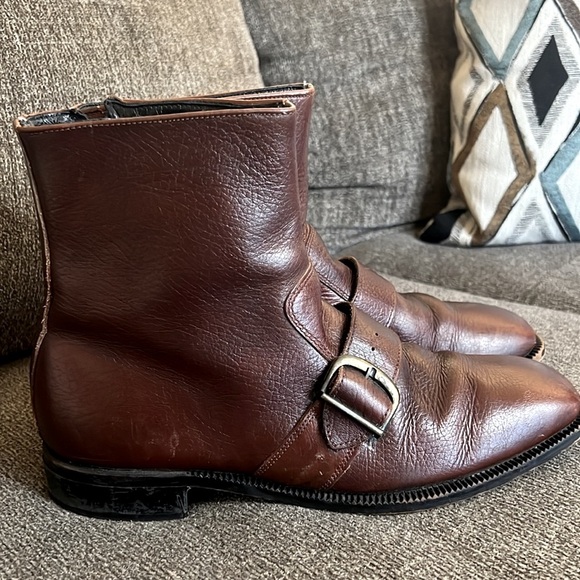 Bostonian Vintage Brown Ankle Leather‎ boots Size 8.5 main image 12